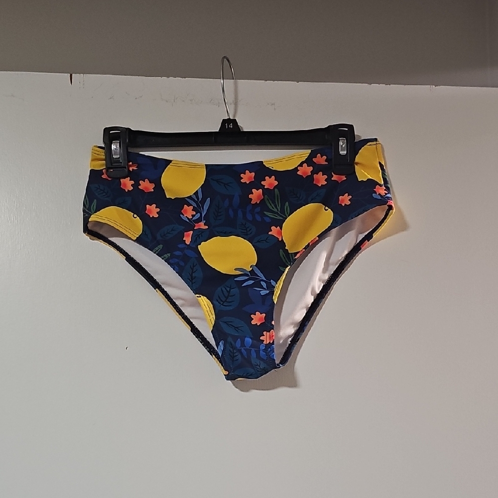 Source Unknown Blue and Yellow Bikini Bottom